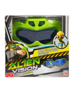 Gafa plástica alíen visión con accesorio +5a verde