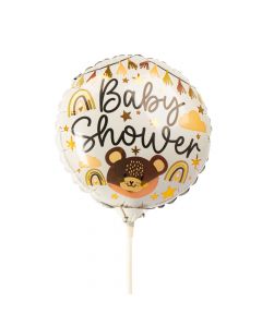 Globo metálico baby shower oso 9pulg