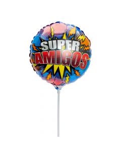 Globo metálico amistoso y romántico