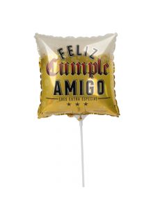 Globo metálico cumpleaños amigable