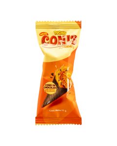Cono chocolate almendra compacto