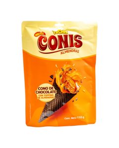 Cono chocolate almendra crujiente