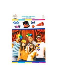 Party prop celebraciones payasos cartulina
