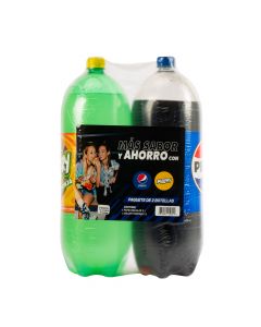 Refresco gaseoso 2 pack Pepsi 3000ml y Milory 3000ml