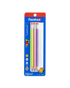 Lápiz entrenador jumbo Facela blister triangular