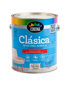 Pintura Corona clásica galón blanco antiguo