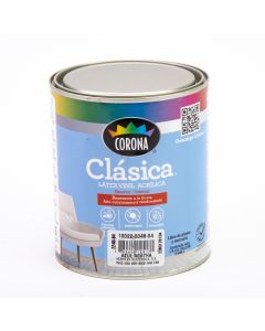 Pintura Corona clásica cuarto azul agatha