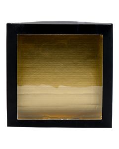 Caja ventana acetato negro