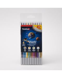 Lápices de color mercury metalizados 12 uni