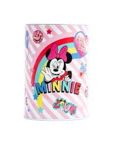 Alcancía metálica estampado Minnie 6x4pulg std