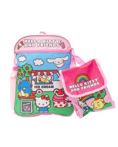 Salveque tela Hello Kitty and friends con accesorios 5pzas multicolor
