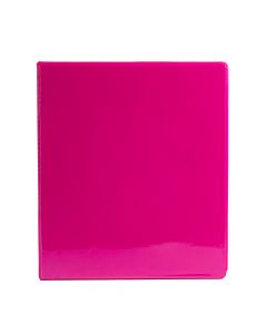 Carpeta tres anillos 1/2 pulgada fucsia