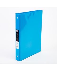 Carpeta tres anillos cyan