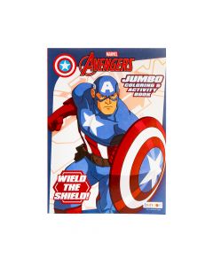 Libro para colorear Avengers capitán América wield the shield 80pag