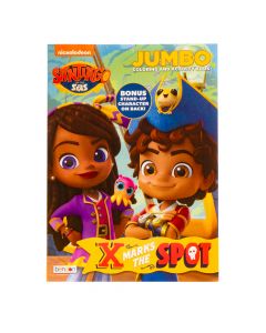 Libro para colorear jumbo santiago of the seas x marks the spot 80p