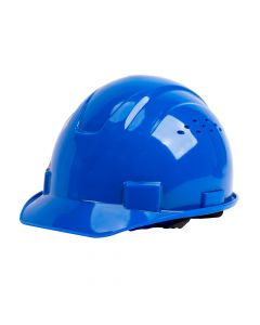 Casco ventilado azul