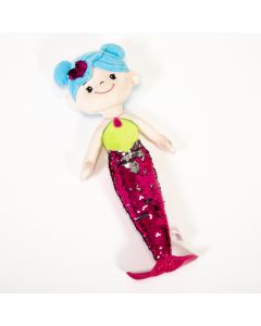 Peluche Linzy Toys sirena arcoíris 19 pulgadas