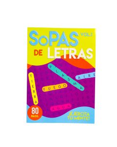 Libro sopa de letras 80 páginas