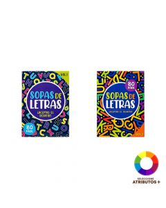 Libro sopa de letras desafiante