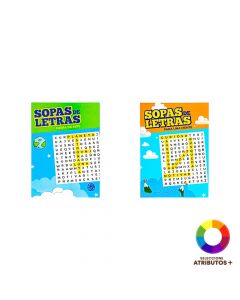 Libro sopa de letras temático