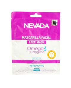 Mascarilla facial omega 3 y colágeno antioxidante