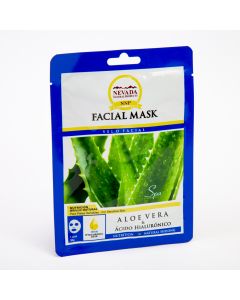 Mascarilla facial nutrición brillo natural aloe vera
