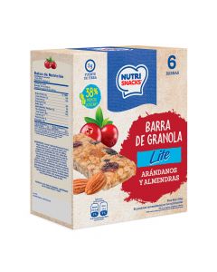 Barra Cereal Nutrisnacks Almendra Arándanos 