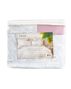 Sabana con funda para almohada estampado 4pzas Twin surtido