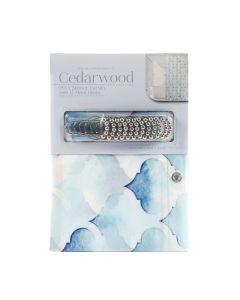 Cortina para baño estampado figuras 13pzas