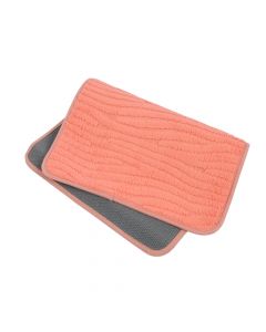 Alfombra afelpada con relieve coral
