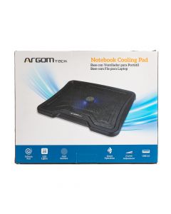 Base enfriadora USB laptop con luz azu