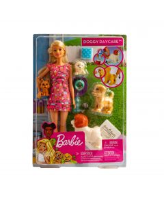 Muñeca mattel Barbie doggy daycare con mascotas  +3a