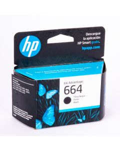 Tinta para impresora hp 664 negra