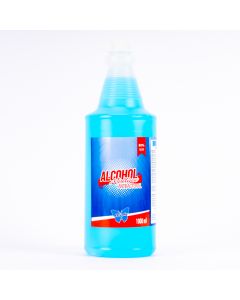 Alcohol azul morpho 80% tapa rosca 1000ml