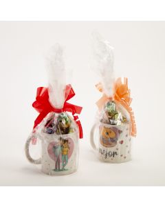 Jarra Jappy san Valentín chocolates Surtida