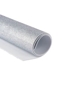 Foam escarchado 40x60cm plata