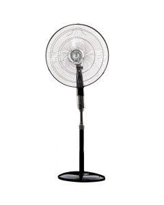 Ventilador piso negro 18pulg