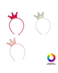 Diadema con corona surtida