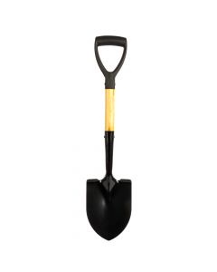 Pala metálica con mango madera 68cm