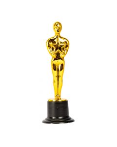 Trofeo plástico con base oscar 15.5cm 