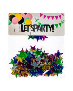 Confeti estrella brillante