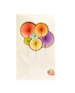 Esfera papel corrugado 6pzas 20-40cm