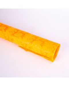 Papel pelón pergamino hojas naranja 53x58