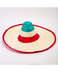 Sombrero bamboo mexicano 53cm