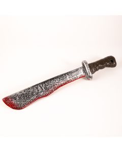 Machete plástico sangre 43cm