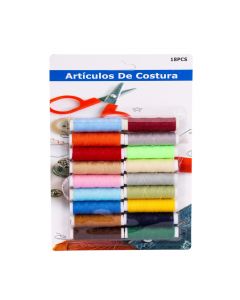 Set de hilos para costura