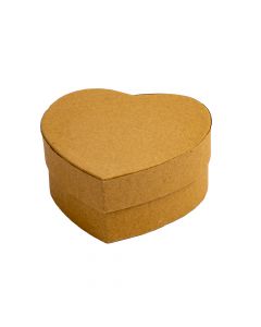 Caja regalo cartón corazón 11.5x10x5.2cm pequeño
