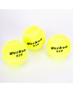 Bola tennis Werkon 3und verde limón