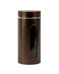 Recipiente vidrio café 10x10x22cm 1.2l