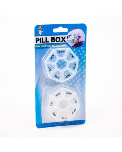 Pastillero semanal heptagonal 2und 7.5cm